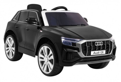 Auto Na Akumulator Audi Q8 Lift Czarny Pilot EVA Wolny Start MP3 USB LED