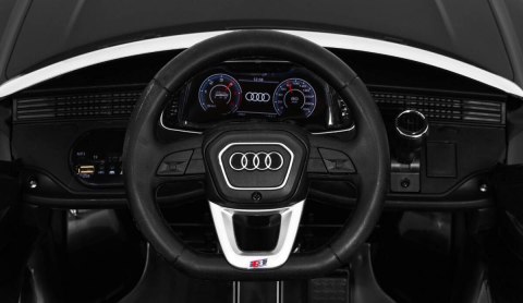 Auto Na Akumulator Audi Q8 Lift Czarny Pilot EVA Wolny Start MP3 USB LED