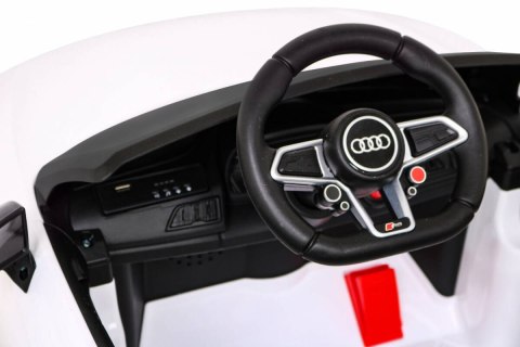 Auto Na Akumulator Audi R8 LIFT Biały + Pilot + Koła EVA + MP3 + LED