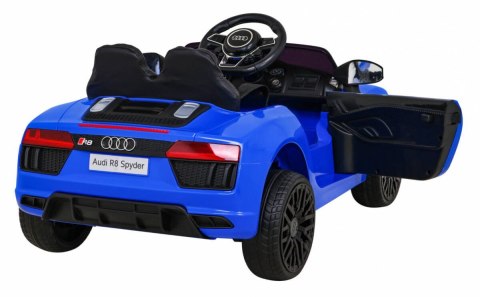 Auto Na Akumulator Audi R8 Niebieski + Pilot + EVA + Wolny Start + MP3 LED