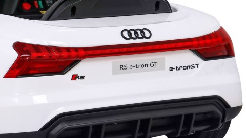 Auto Na Akumulator Audi RS E-Tron GT Biały Pilot Napęd 4x4 Radio MP3