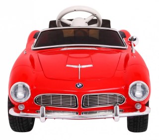 Auto Na Akumulator BMW 507 Retro Czerwony Audio LED Pilot Ekoskóra EVA MP3