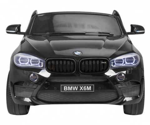 Auto Na Akumulator BMW X6M XXL Dla 2 Dzieci Czarny Pilot Ekoskóra MP3 LED