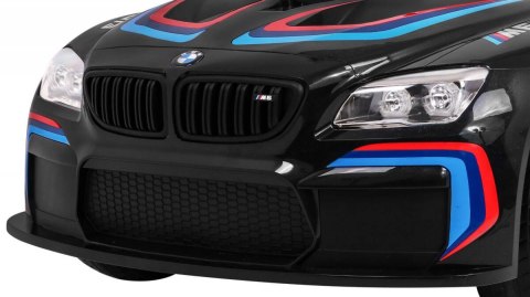Auto Na Akumulator BMW M6 GT3 Czarny Nawiew Powietrza Dźwięki MP3 LED Pilot