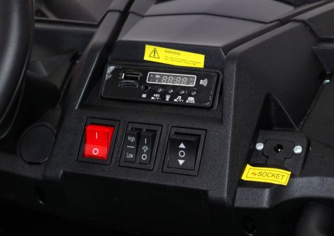 Auto Na Akumulator Buggy ATV Racing Czerwony Napęd 4x4 Pilot MP3 LED EVA