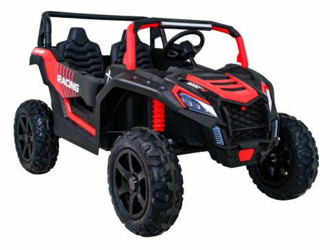 Auto Na Akumulator Buggy ATV Strong Racing dla 2 dzieci Czerwony Audio LED