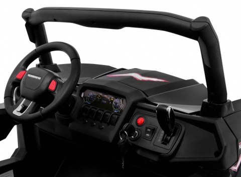 Auto Na Akumulator Buggy SuperStar Biały Napęd 4x4 Pilot Bagażnik MP3 LED
