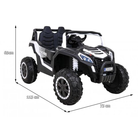 Auto Na Akumulator Buggy UTV 2000M Racing Biały Napęd 4x4 Pilot MP3 LED Auto Na Akumulator Buggy UTV 2000M Racing Biały Napęd 4x4 Pilot MP3 LED