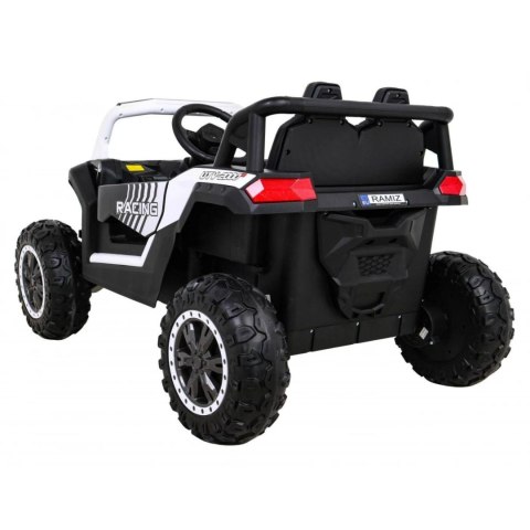 Auto Na Akumulator Buggy UTV 2000M Racing Biały Napęd 4x4 Pilot MP3 LED Auto Na Akumulator Buggy UTV 2000M Racing Biały Napęd 4x4 Pilot MP3 LED