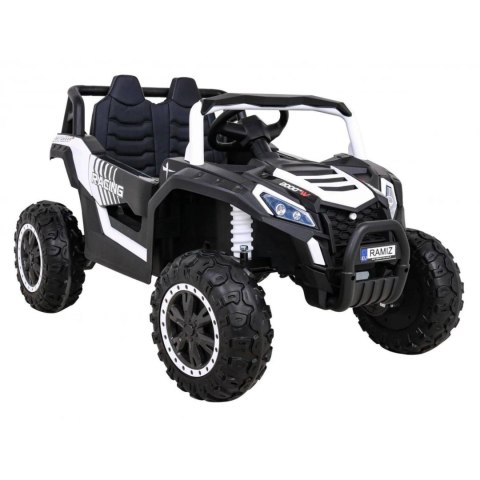 Auto Na Akumulator Buggy UTV 2000M Racing Biały Napęd 4x4 Pilot MP3 LED Auto Na Akumulator Buggy UTV 2000M Racing Biały Napęd 4x4 Pilot MP3 LED