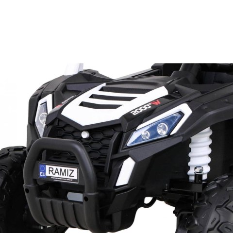 Auto Na Akumulator Buggy UTV 2000M Racing Biały Napęd 4x4 Pilot MP3 LED Auto Na Akumulator Buggy UTV 2000M Racing Biały Napęd 4x4 Pilot MP3 LED