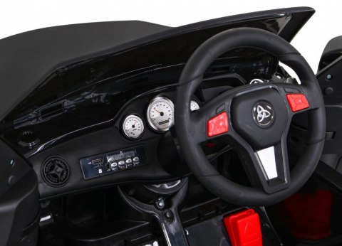 Auto Na Akumulator City Rider Czarny Pilot Regulacja kierownicy MP3 USB LED