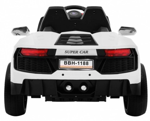 Auto Na Akumulator Future Biały Pilot Wolny Start MP3 USB LED