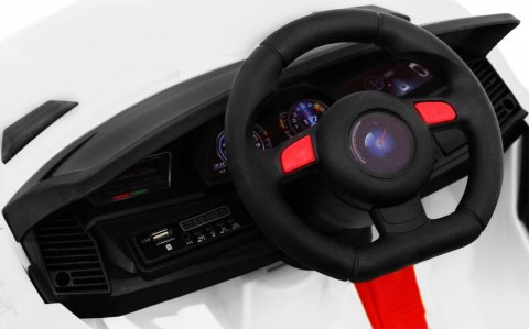 Auto Na Akumulator Future Biały Pilot Wolny Start MP3 USB LED
