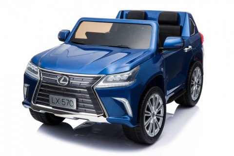 Auto Na Akumulator Lexus LX570 Niebieski Pilot Koła EVA Radio MP3 LED