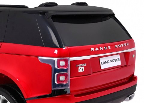 Auto Na Akumulator Range Rover HSE Lakierowane Czerwony Pilot Panel Audio