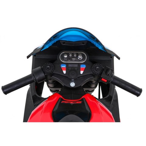 Motor Na Akumulator BMW HP Czerwony Pomocnicze Kółka Wolny Start MP3 LED