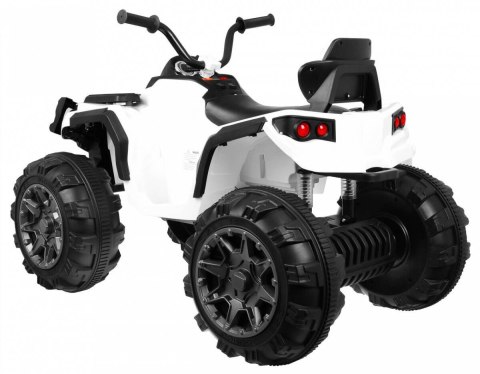 Quad ATV Na Akumulator Biały Koła EVA Radio MP3 LED Wolny Start Quad ATV Na Akumulator Biały Koła EVA Radio MP3 LED Wolny Start