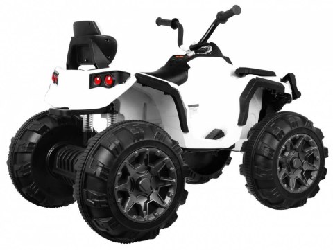 Quad ATV Na Akumulator Biały Koła EVA Radio MP3 LED Wolny Start Quad ATV Na Akumulator Biały Koła EVA Radio MP3 LED Wolny Start