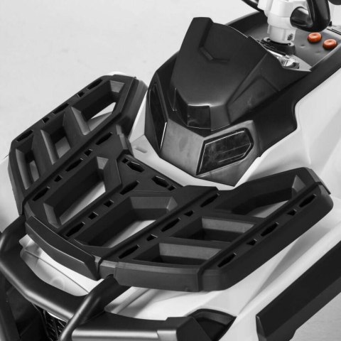 Quad ATV Na Akumulator Biały Koła EVA Radio MP3 LED Wolny Start Quad ATV Na Akumulator Biały Koła EVA Radio MP3 LED Wolny Start