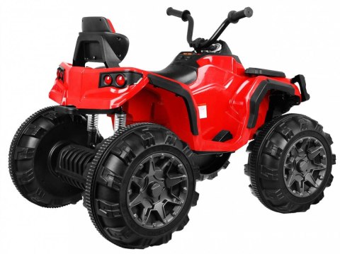Quad Na Akumulator ATV Czerwony Koła EVA Radio MP3 LED Wolny Start Quad Na Akumulator ATV Czerwony Koła EVA Radio MP3 LED Wolny Start