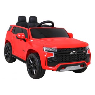 Auto Na Akumulator Chevrolet Tahoe Elektryczne Czerwony Pilot Radio MP3 LED