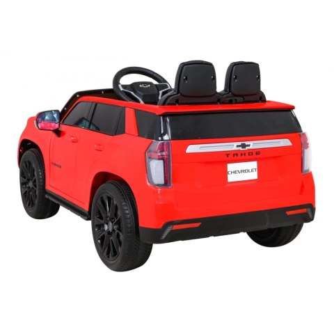 Auto Na Akumulator Chevrolet Tahoe Elektryczne Czerwony Pilot Radio MP3 LED