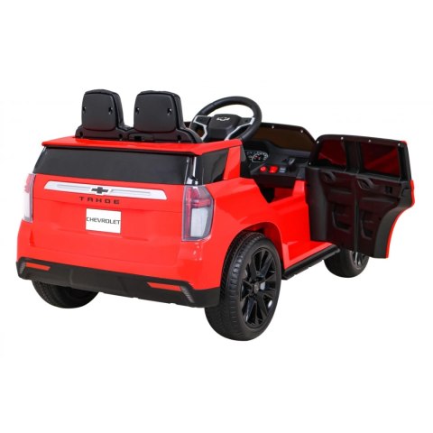 Auto Na Akumulator Chevrolet Tahoe Elektryczne Czerwony Pilot Radio MP3 LED