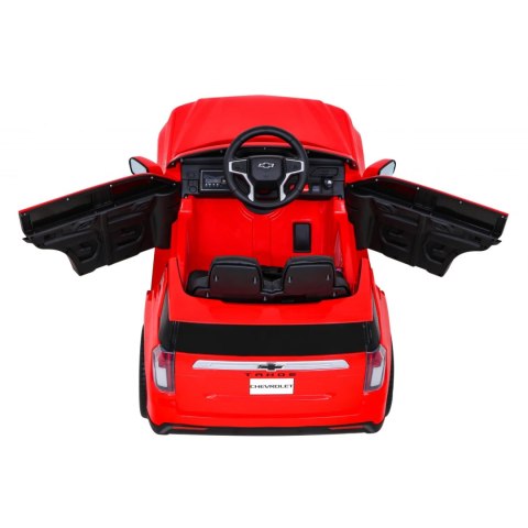 Auto Na Akumulator Chevrolet Tahoe Elektryczne Czerwony Pilot Radio MP3 LED