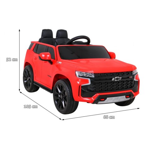 Auto Na Akumulator Chevrolet Tahoe Elektryczne Czerwony Pilot Radio MP3 LED
