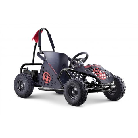 Gokart Na Akumulator Fast Dragon Czarny 30km/h 1000W Regulacja siedzenia