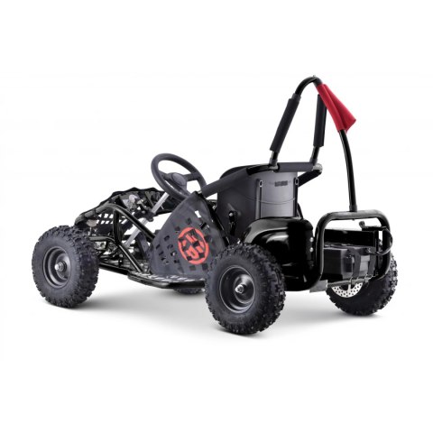 Gokart Na Akumulator Fast Dragon Czarny 30km/h 1000W Regulacja siedzenia