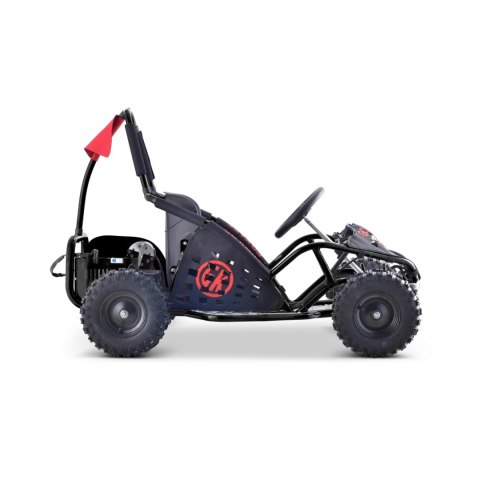 Gokart Na Akumulator Fast Dragon Czarny 30km/h 1000W Regulacja siedzenia