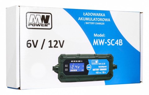 Ładowarka akumulatorowa z Wyświetlaczem LCD 6V i 12V + 2 Tryby specjalne Ładowarka akumulatorowa z Wyświetlaczem LCD 6V i 12V + 2 Tryby specjalne