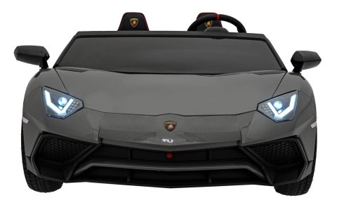Auto Na Akumulator Lamborghini Aventador Szary Silnik bezszczotkowy LED