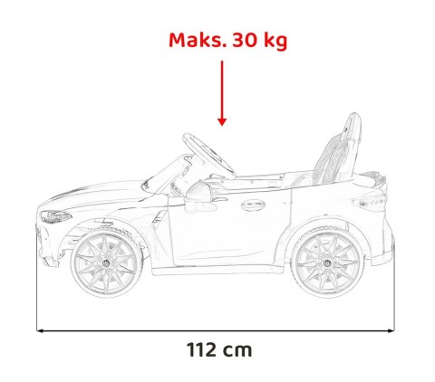 Auto Na Akumulator Pojazd BMW M4 Niebieski
