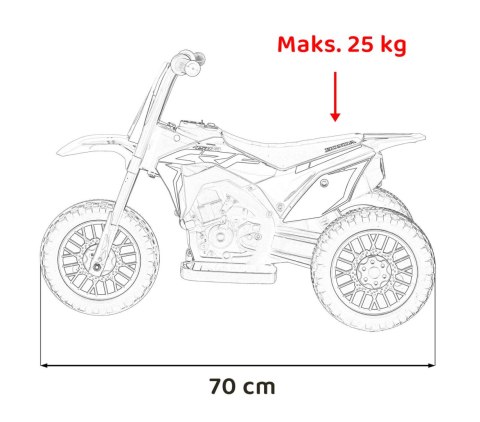Mini Cross Na Akumulator Motorek Cross Honda CRF 450R Zielony