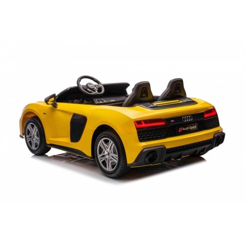 Auto Na Akumulator Audi Spyder R8 LIFT STRONG Żółty Auto Na Akumulator Audi Spyder R8 LIFT STRONG Żółty
