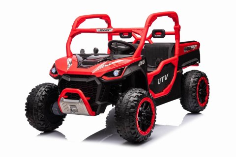 Auto Na Akumulator Pojazd Farmer Truck UTV Racing Czerwony Auto Na Akumulator Pojazd Farmer Truck UTV Racing Czerwony