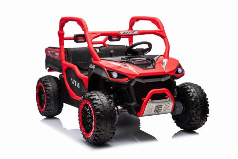 Auto Na Akumulator Pojazd Farmer Truck UTV Racing Czerwony Auto Na Akumulator Pojazd Farmer Truck UTV Racing Czerwony
