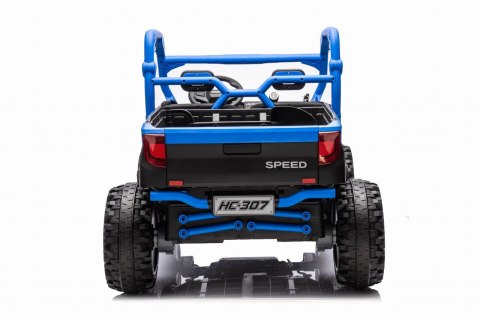 Auto Na Akumulator Pojazd Farmer Truck UTV Racing Niebieski Auto Na Akumulator Pojazd Farmer Truck UTV Racing Niebieski