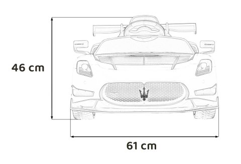 Auto Na Akumulator Pojazd Maserati MC20 GT2 Żółty