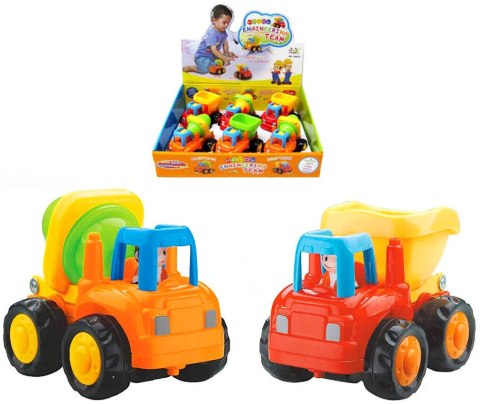 AUTO DLA MALUCHA Pojazdy Budowlane Betoniarka 1szt AUTO DLA MALUCHA Pojazdy Budowlane Betoniarka 1szt