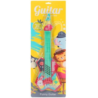 GITARA KOLOROWA ZWIERZĄTKA 42CM 1szt