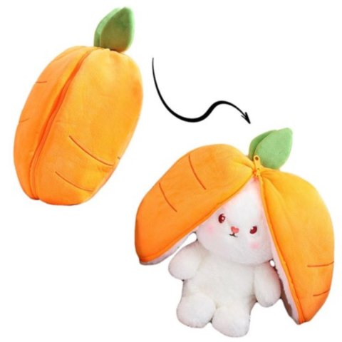 Magiczny Królik 35cm Marchewka Maskotka Pluszak Uroczy Design Uszka Magiczny Królik 35cm Marchewka Maskotka Pluszak Uroczy Design Uszka