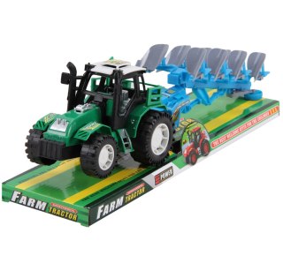 TRAKTOR Z PŁUGIEM