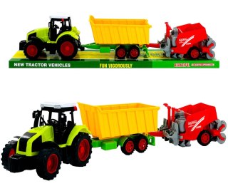 TRAKTOR Z PRZYCZEPĄ