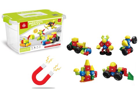 KLOCKI MAGNETYCZNE 24 ELEMENTY KLOCKI MAGNETYCZNE 24 ELEMENTY
