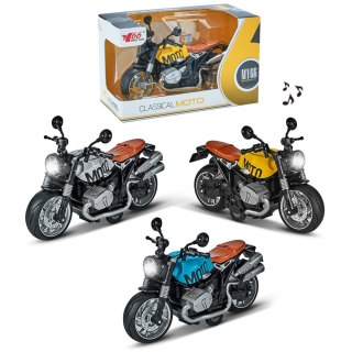 MOTOCYKL METALOWY ŚWIATŁO I DŹWIĘK 1szt