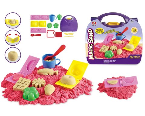 PIASEK KINETYCZNY 400g Z FOREMKAMI PIASEK KINETYCZNY 400g Z FOREMKAMI
